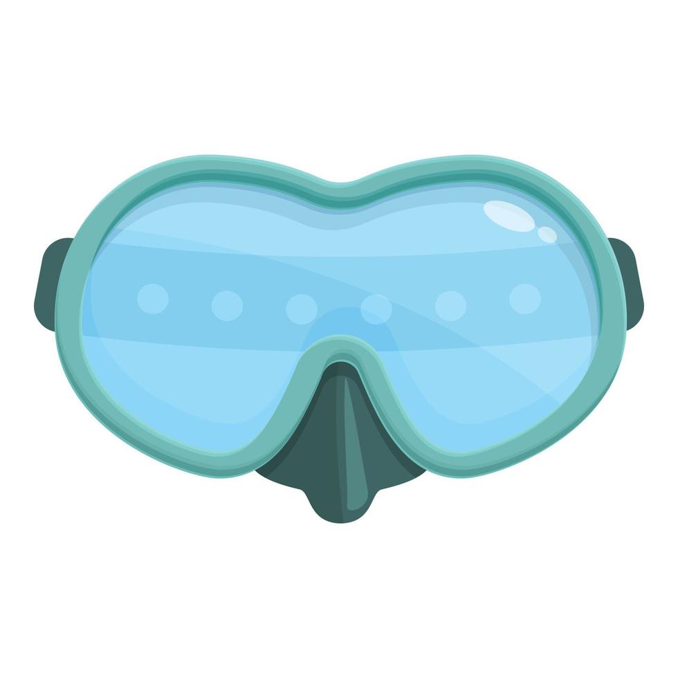 Sport diving mask icon cartoon vector. Scuba swimming vector