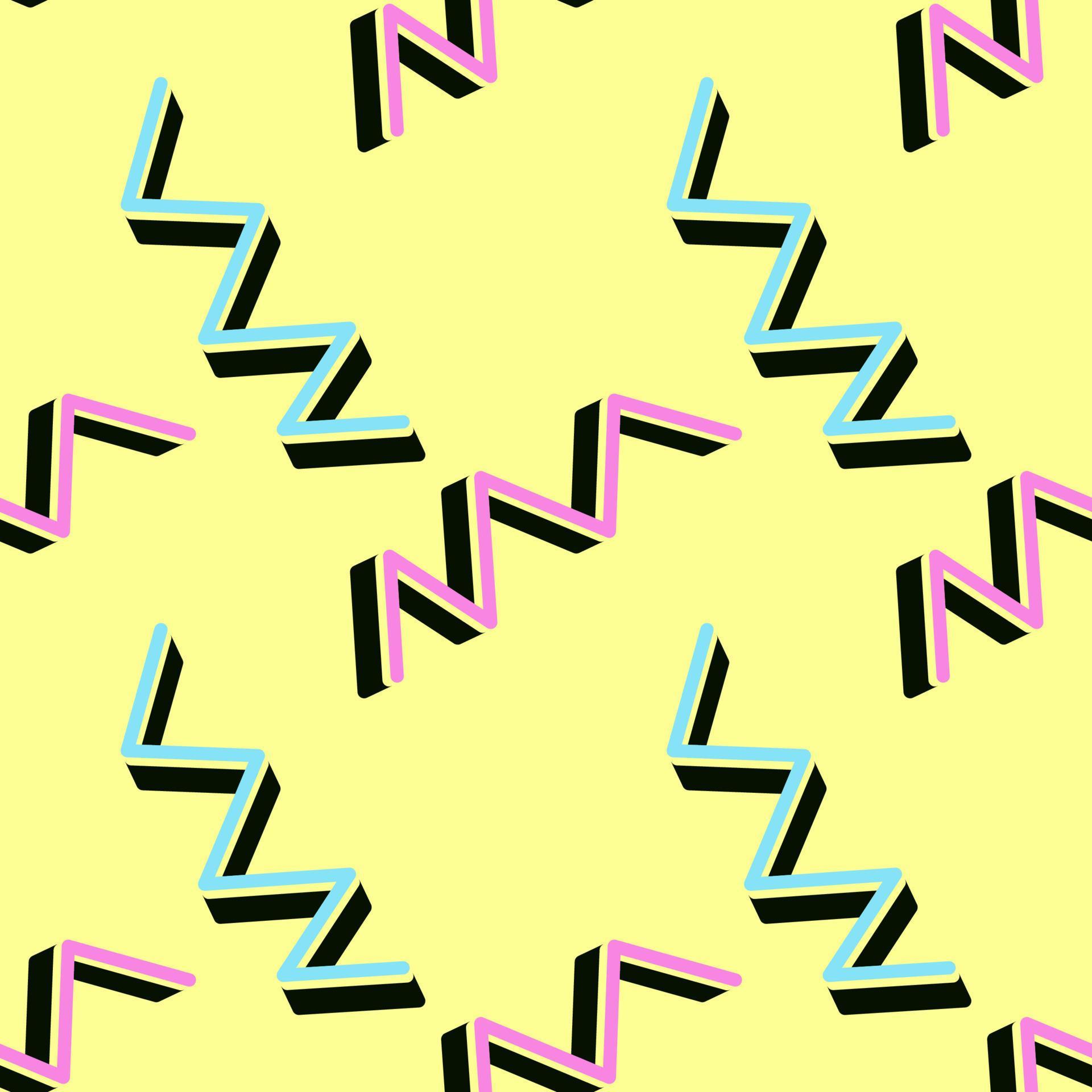 90s Squiggle Pattern