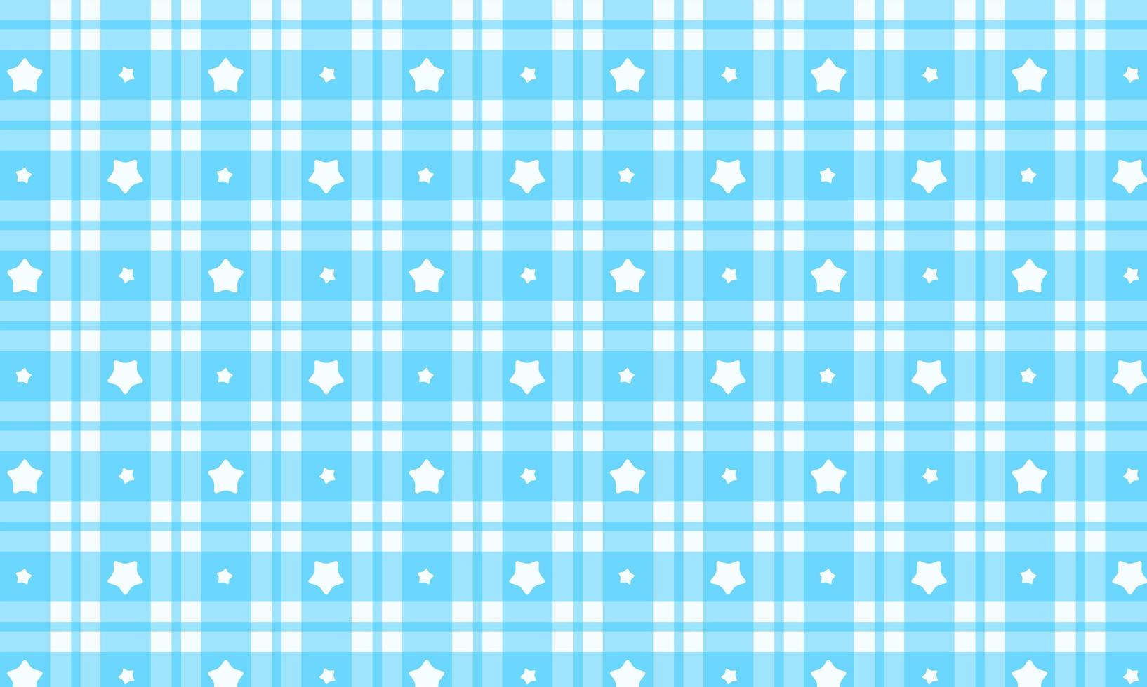 Blue Star Checkered Pattern Background photo