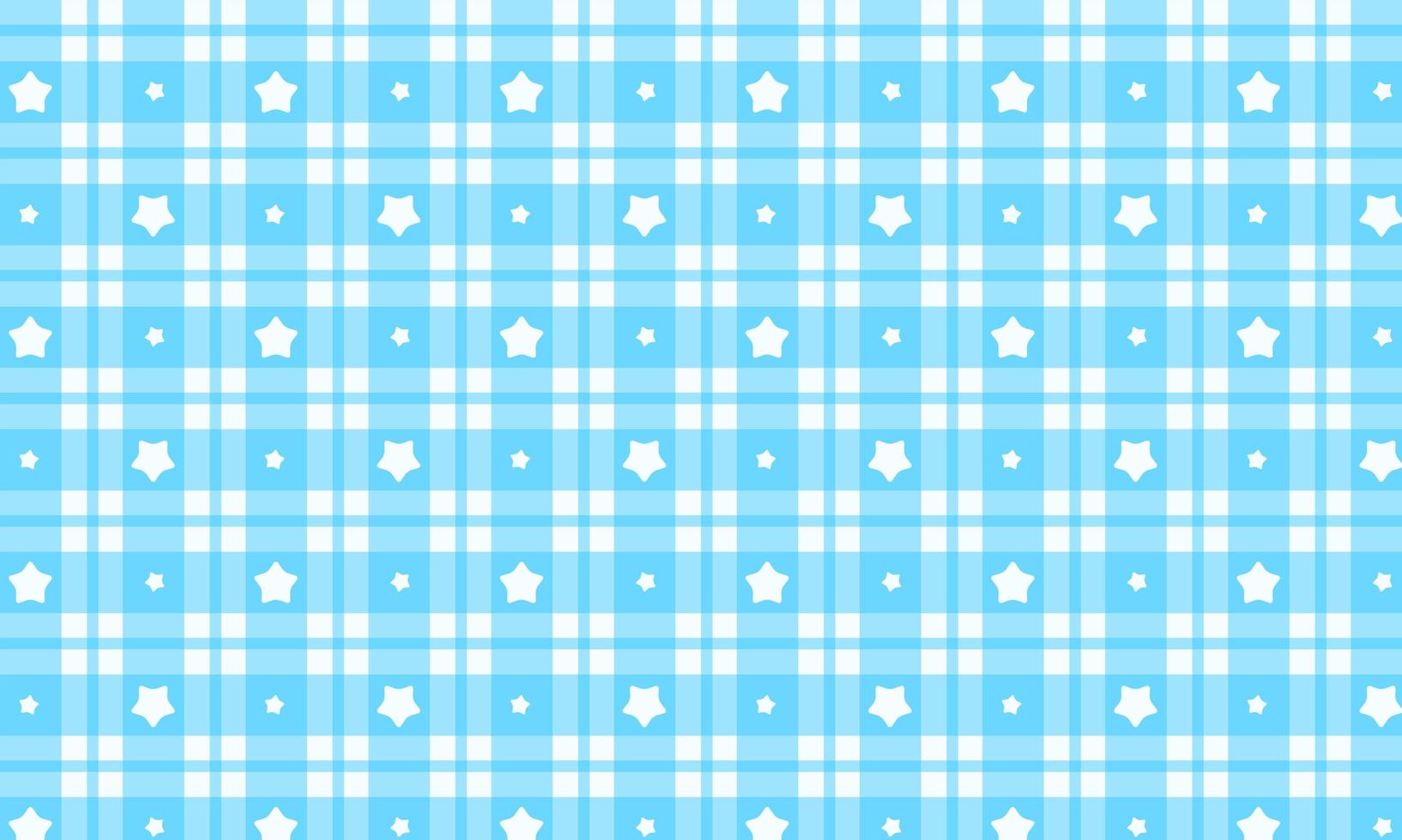 Blue Star Checkered Pattern Background photo