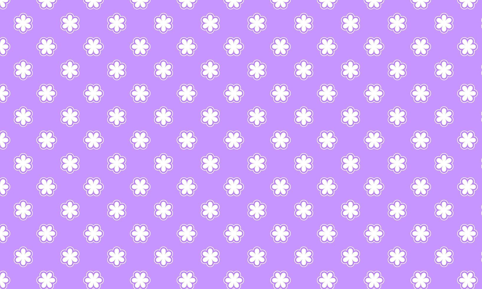 Purple Flower Dot Checkered Pattern Background photo