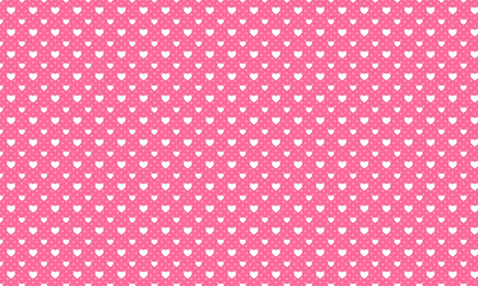 Pink Heart Pattern Background photo