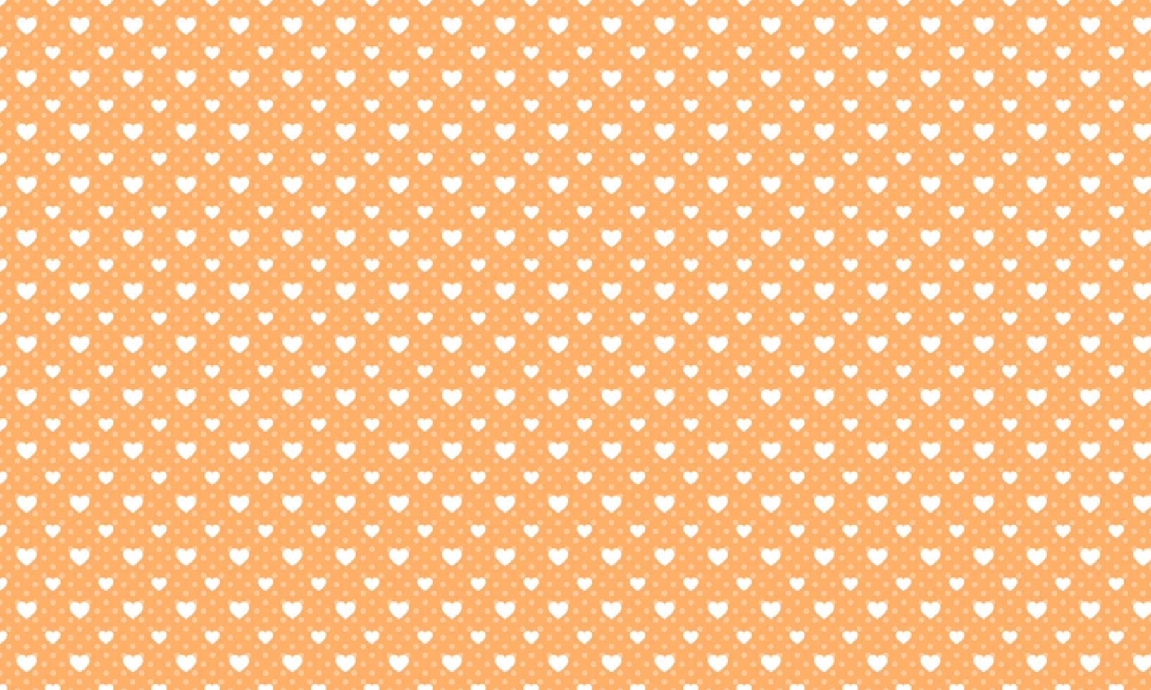 Orange Heart Pattern Background photo