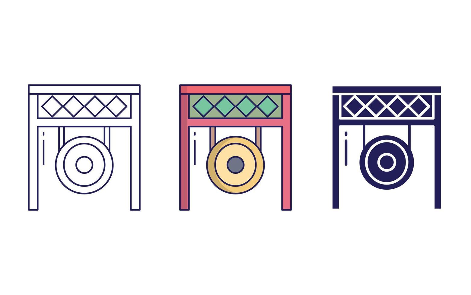 Gong vector icon