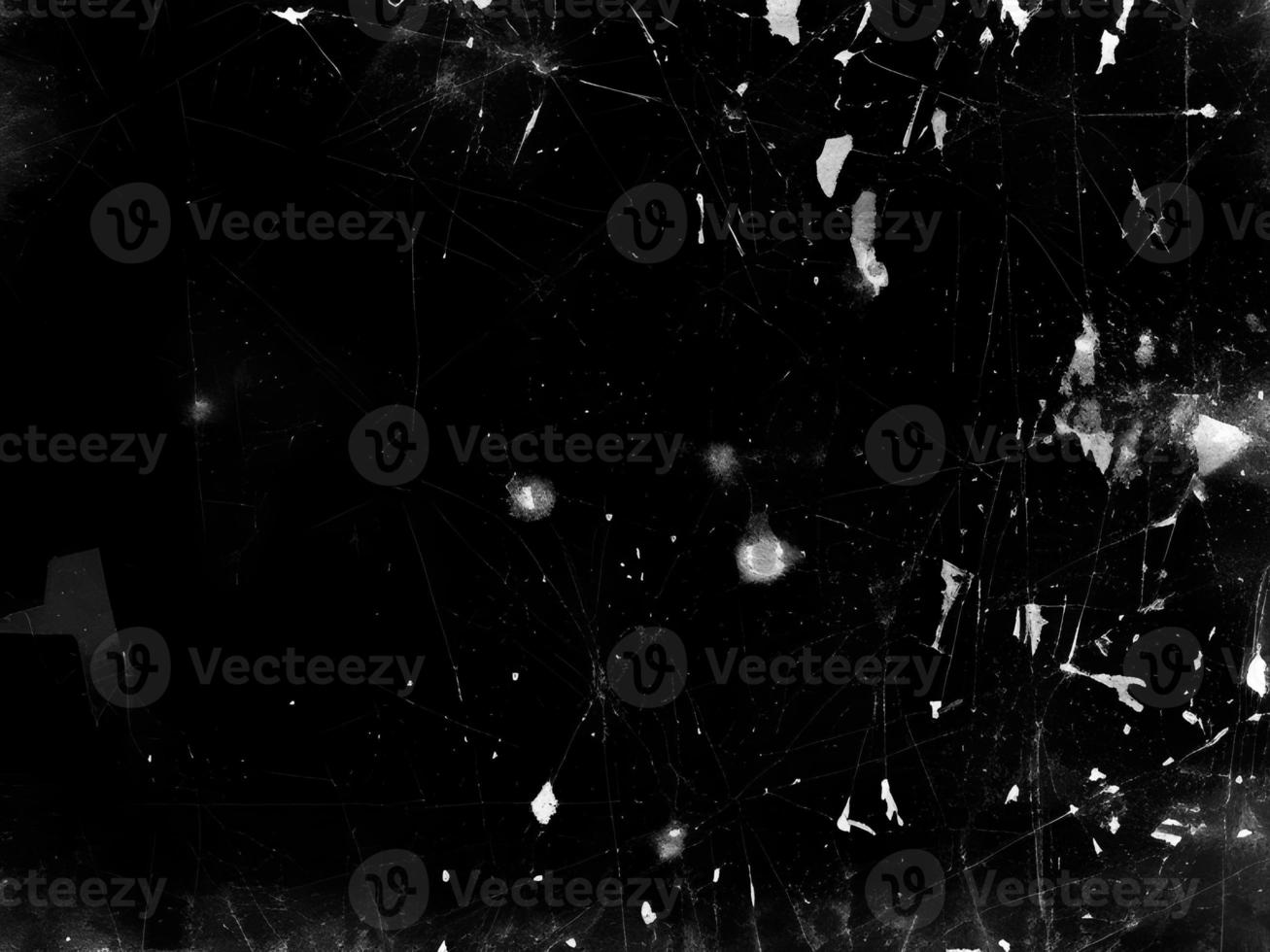 Vintage Black Scratched Texture with Old Film Effect - Abstract Grunge Background for Design and Art - Retro Aged Monochrome Backdrop photo