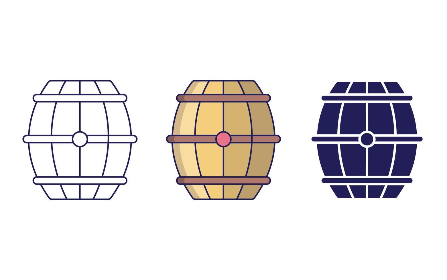 Barrel vector icon