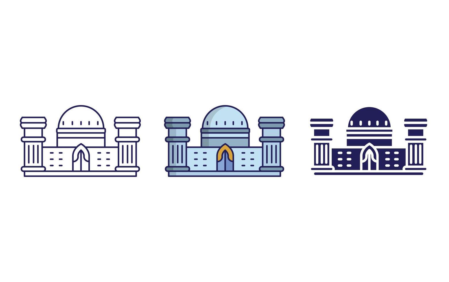 Palace vector icon