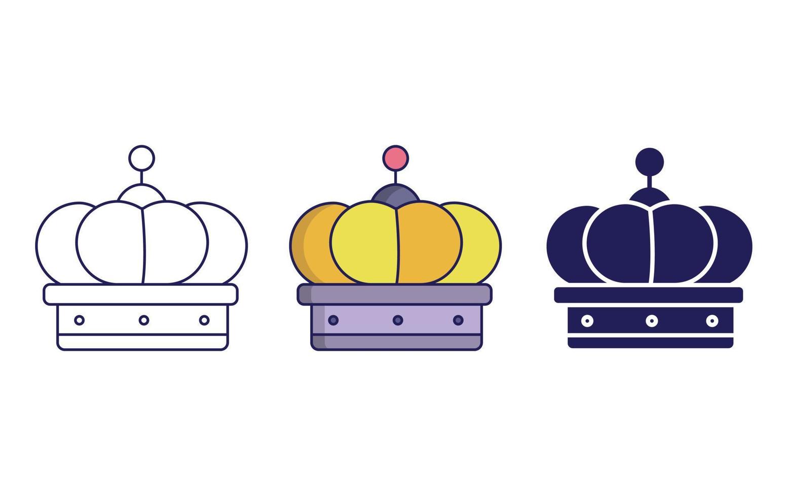 Crown vector icon