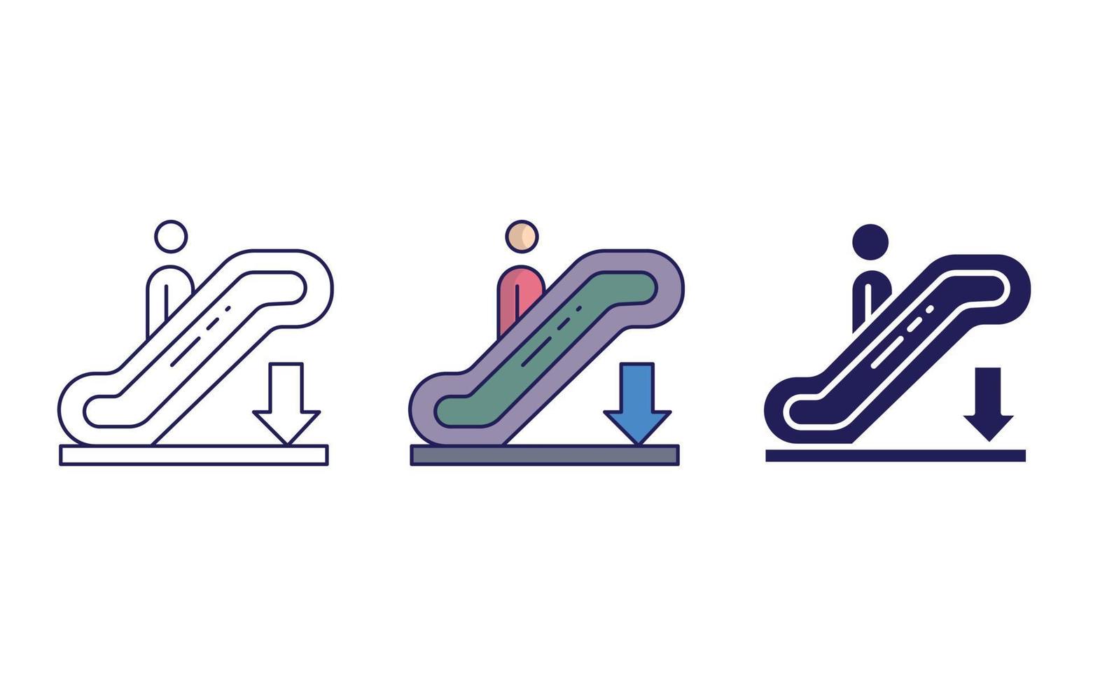 Exit vector icon