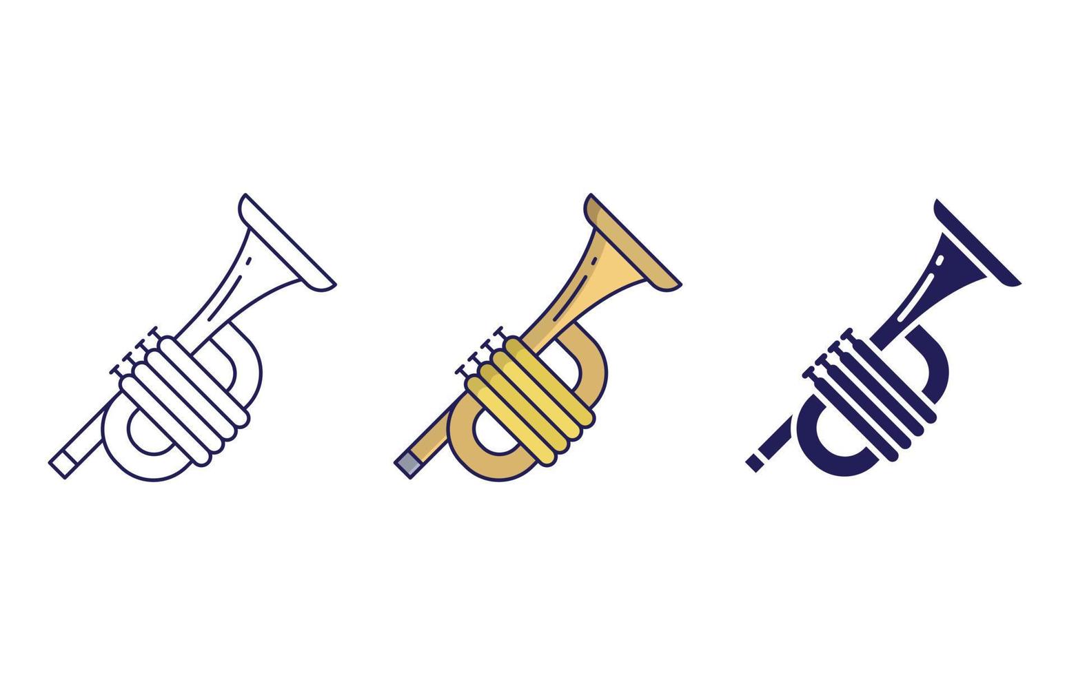 Trumpet vector icon
