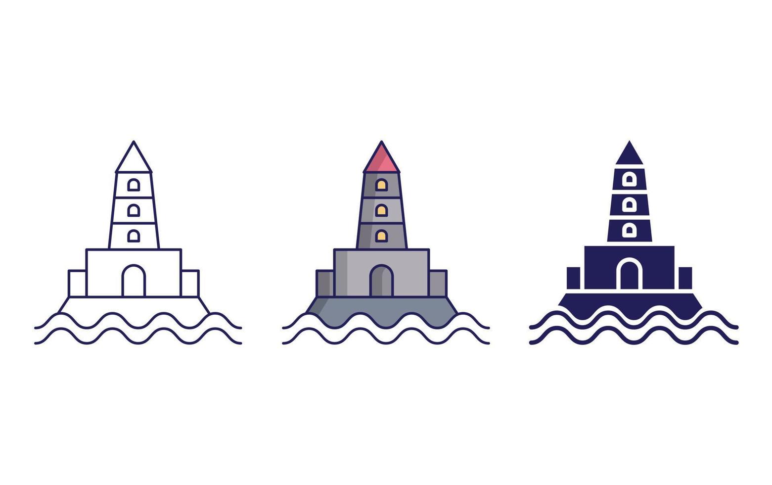 Guard tower vector icon