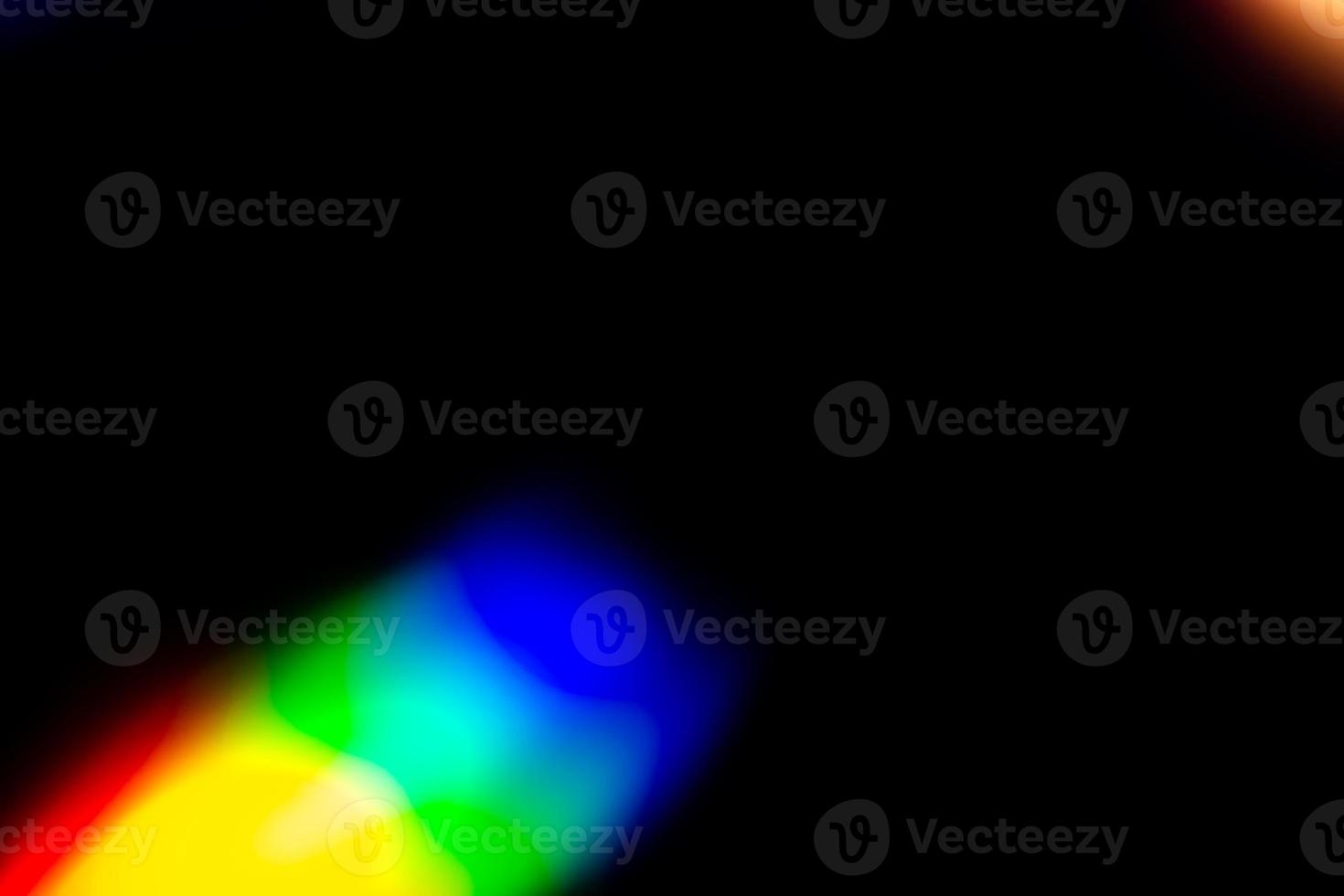 Abstract blur multicolored holographic rainbow for overlay background photo