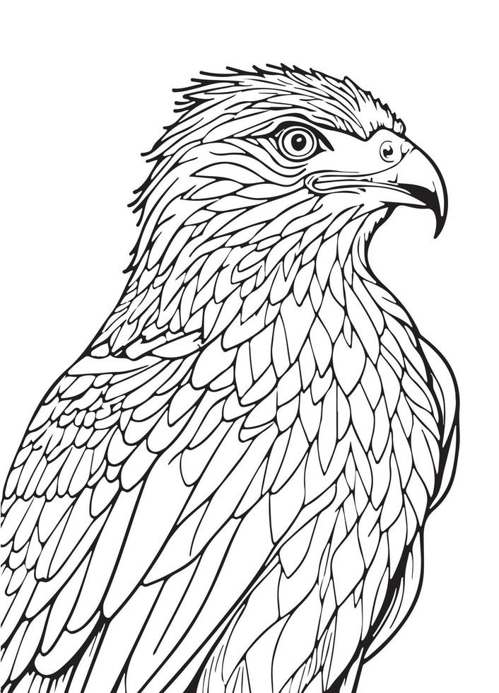 Eagle.Eagle.Vector illustration ready for vinyl cutting. vector