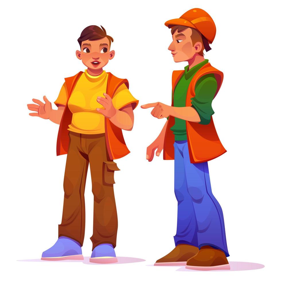 Construction engineer and builder in helmet vector