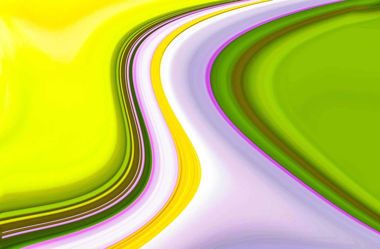 abstract wave line curl multicolored yellow purple green  modern background design template  modern fashion photo