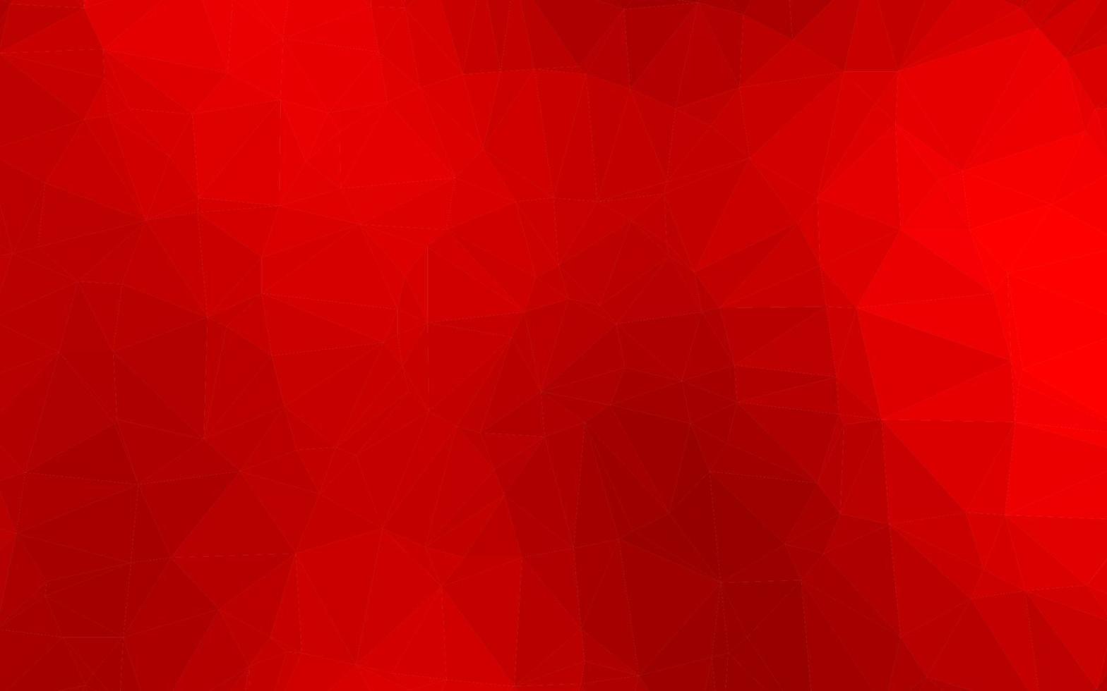 Light Red vector triangle mosaic template.