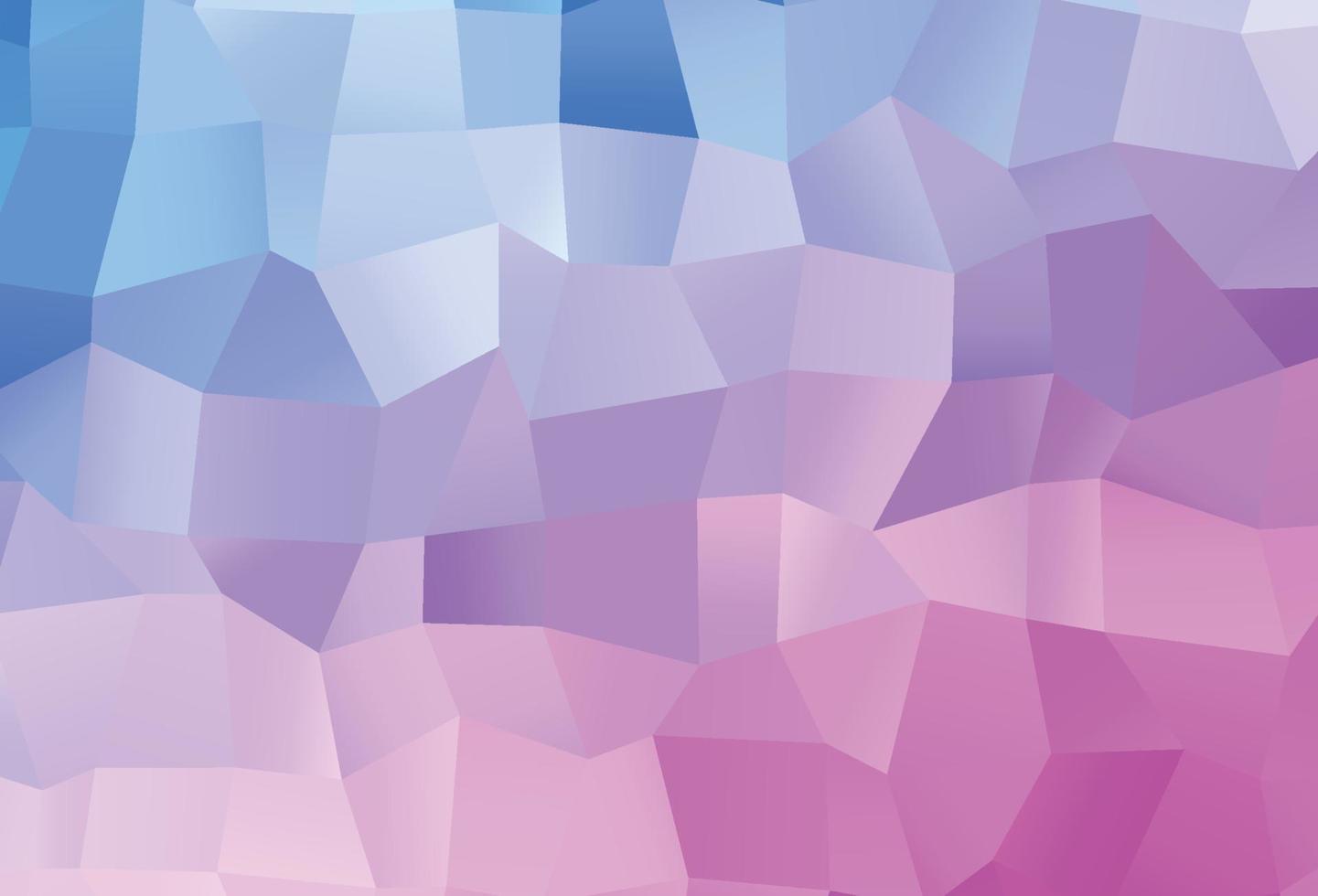 Light Pink, Blue vector blurry triangle pattern.