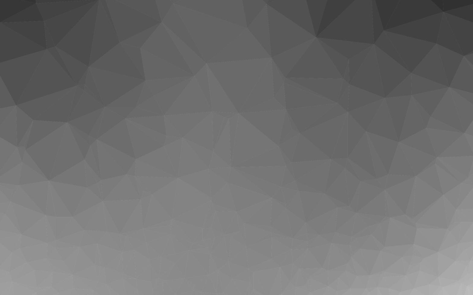 Fondo poligonal de vector gris plateado claro.