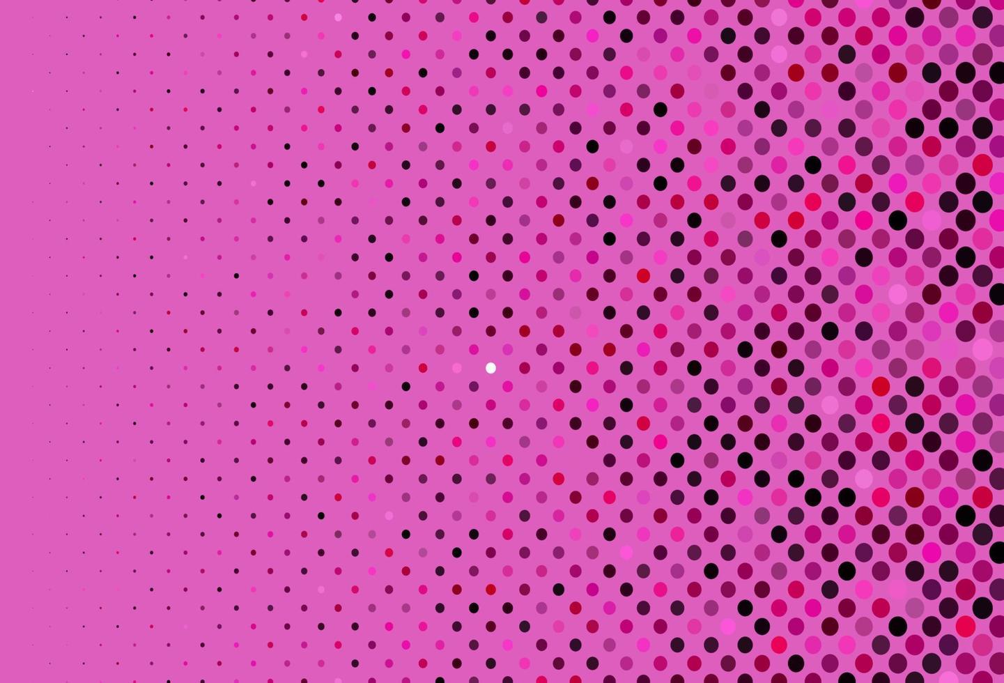 Dark Pink vector backdrop with dots.