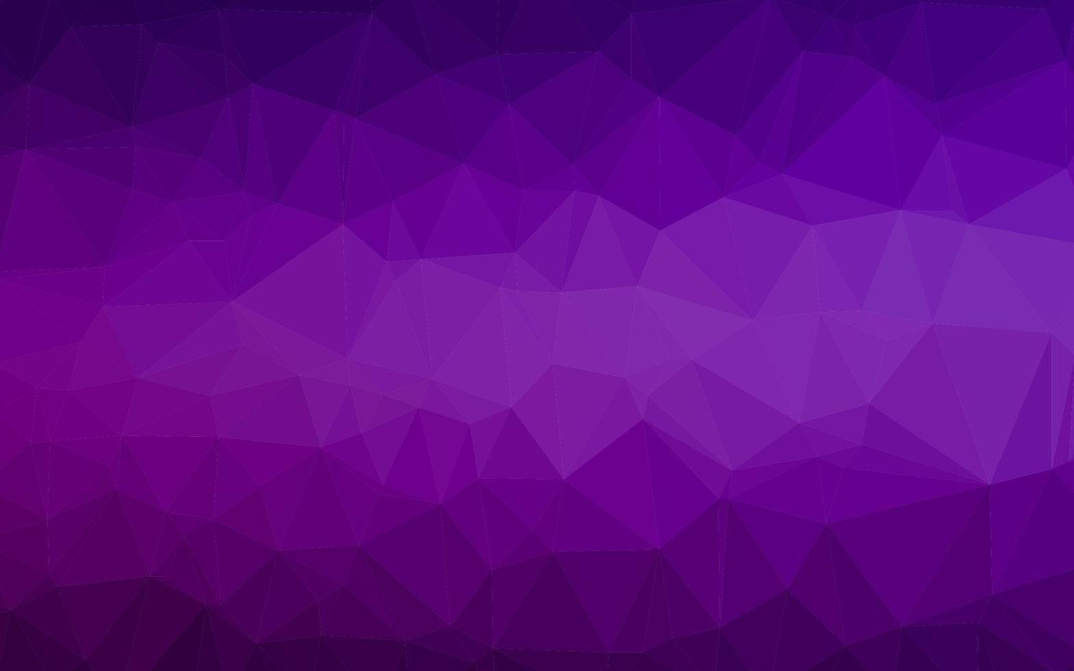 Dark Purple vector polygon abstract background.