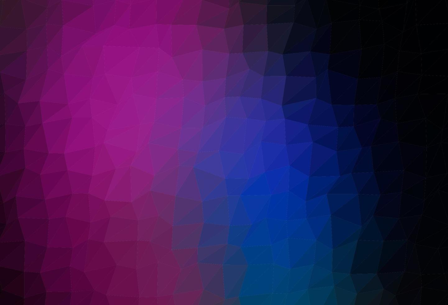 Dark Pink, Blue vector abstract polygonal layout.