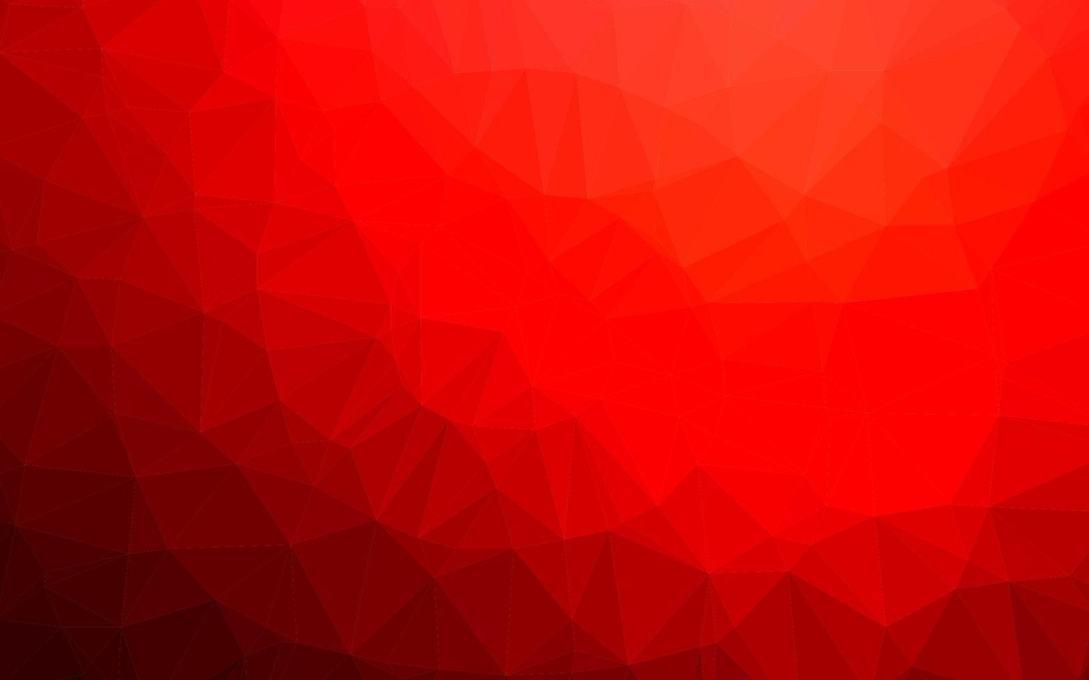 Light Red vector triangle mosaic cover.