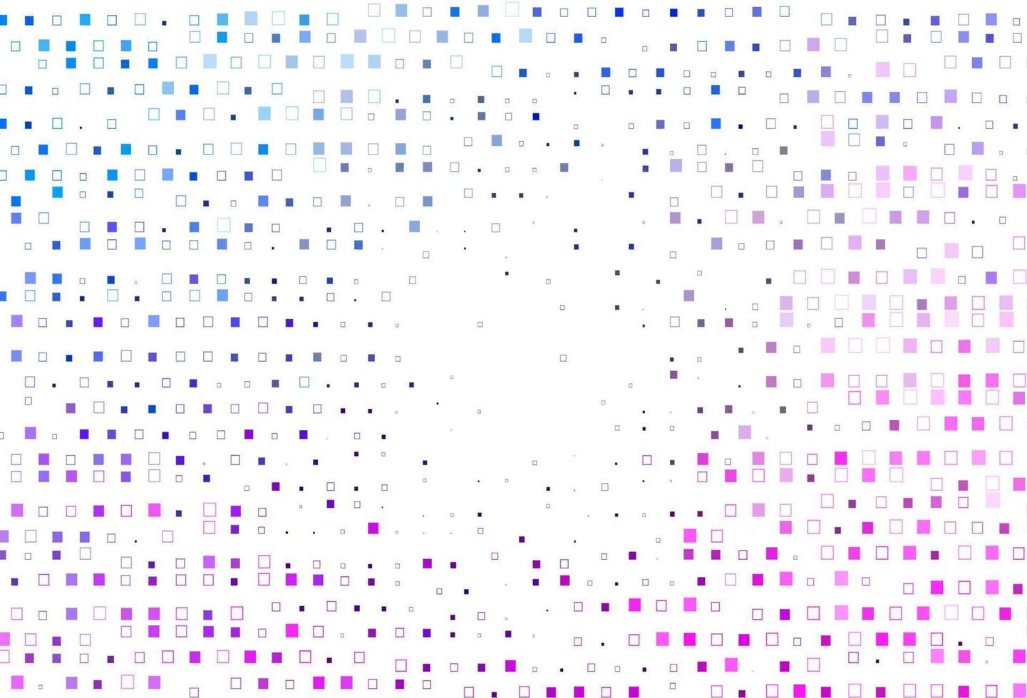 Light Pink, Blue vector pattern with crystals, rectangles.