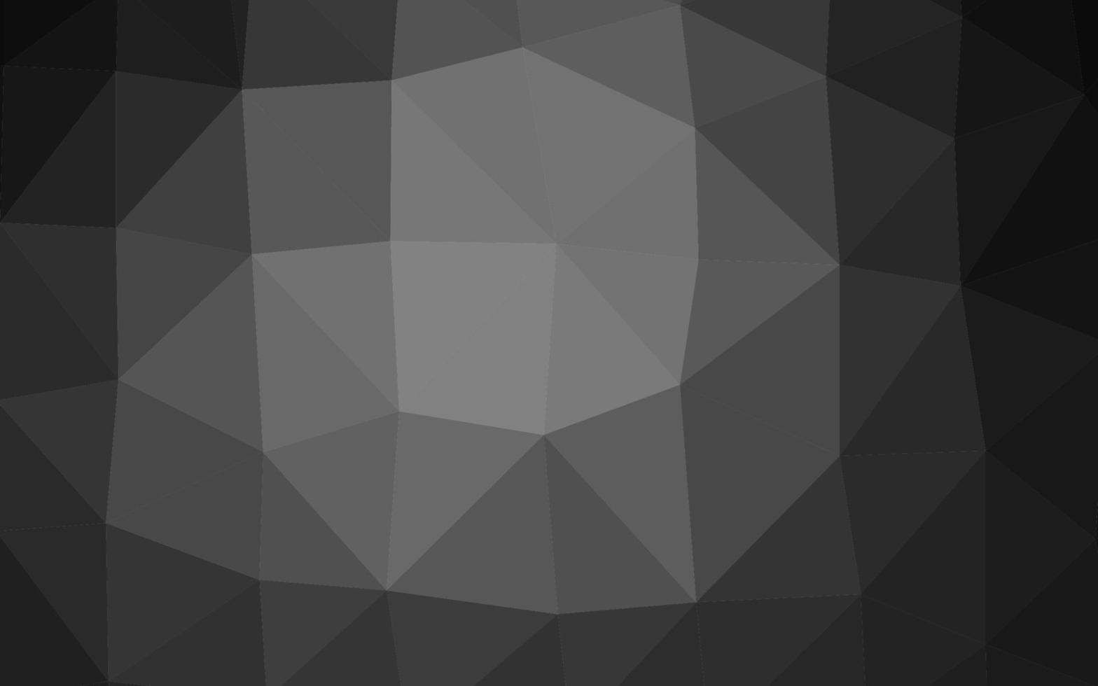 Dark Silver, Gray vector polygon abstract background.