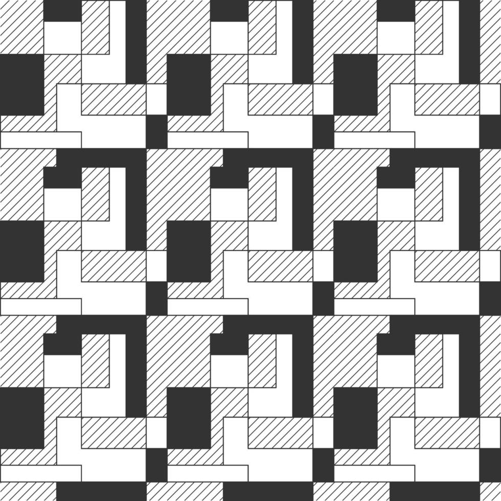 resumen geométrico sin costura modelo antecedentes en rompecabezas estilo vector