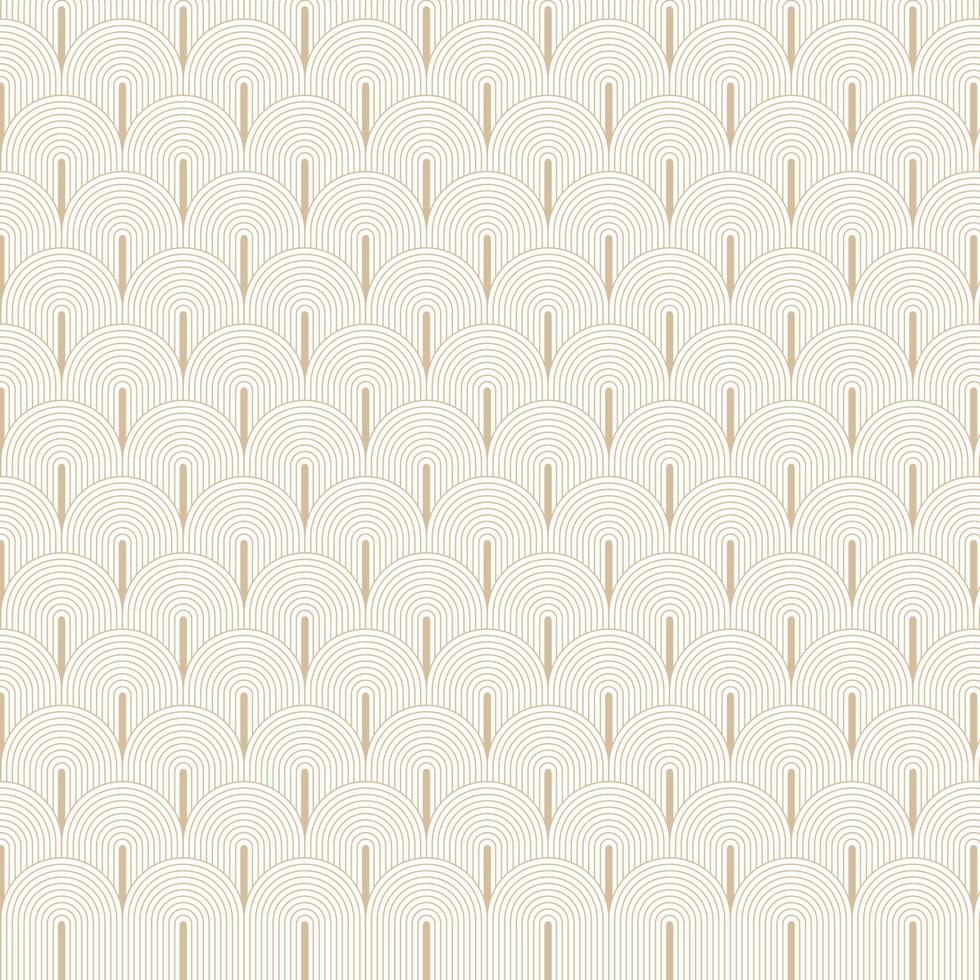 Seamless pattern background with curved lines in Japanese style vector