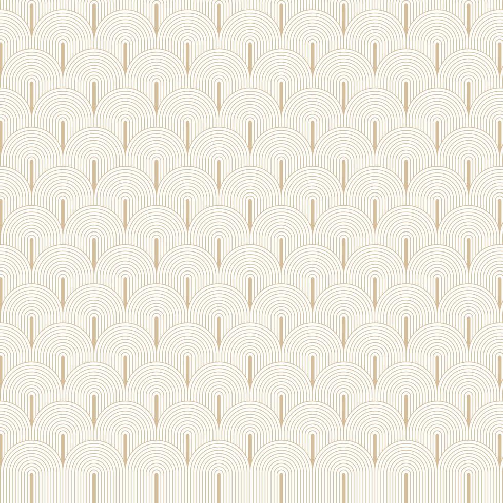 Seamless pattern background with curved lines in Japanese style vector