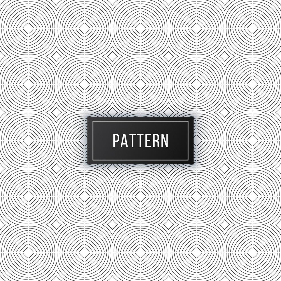 seamless geometric pattern with spiral, wavy, curved thin lines vector