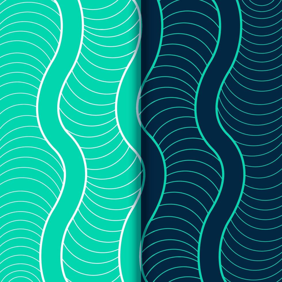 Abstract wave lines pattern background vector