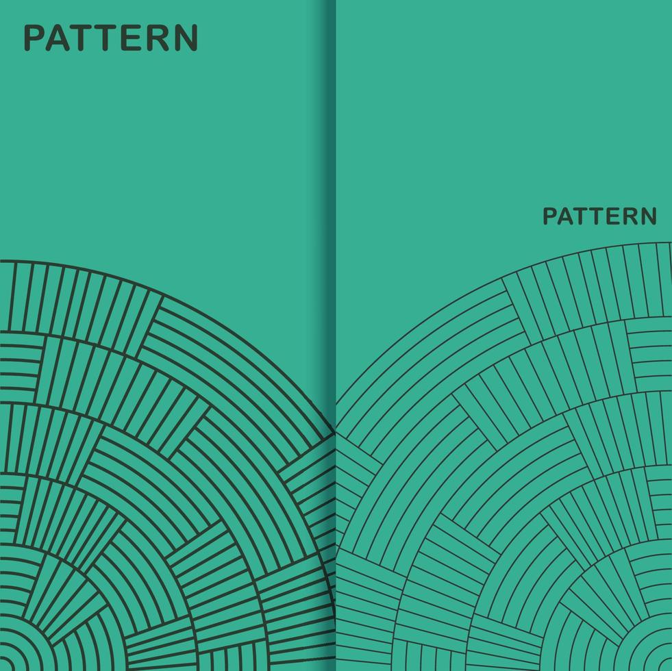 Linear abstract lines seamless patterns set vector