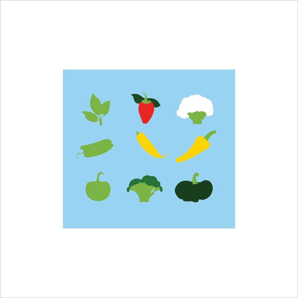 Nice Vegetables vector icon art work.