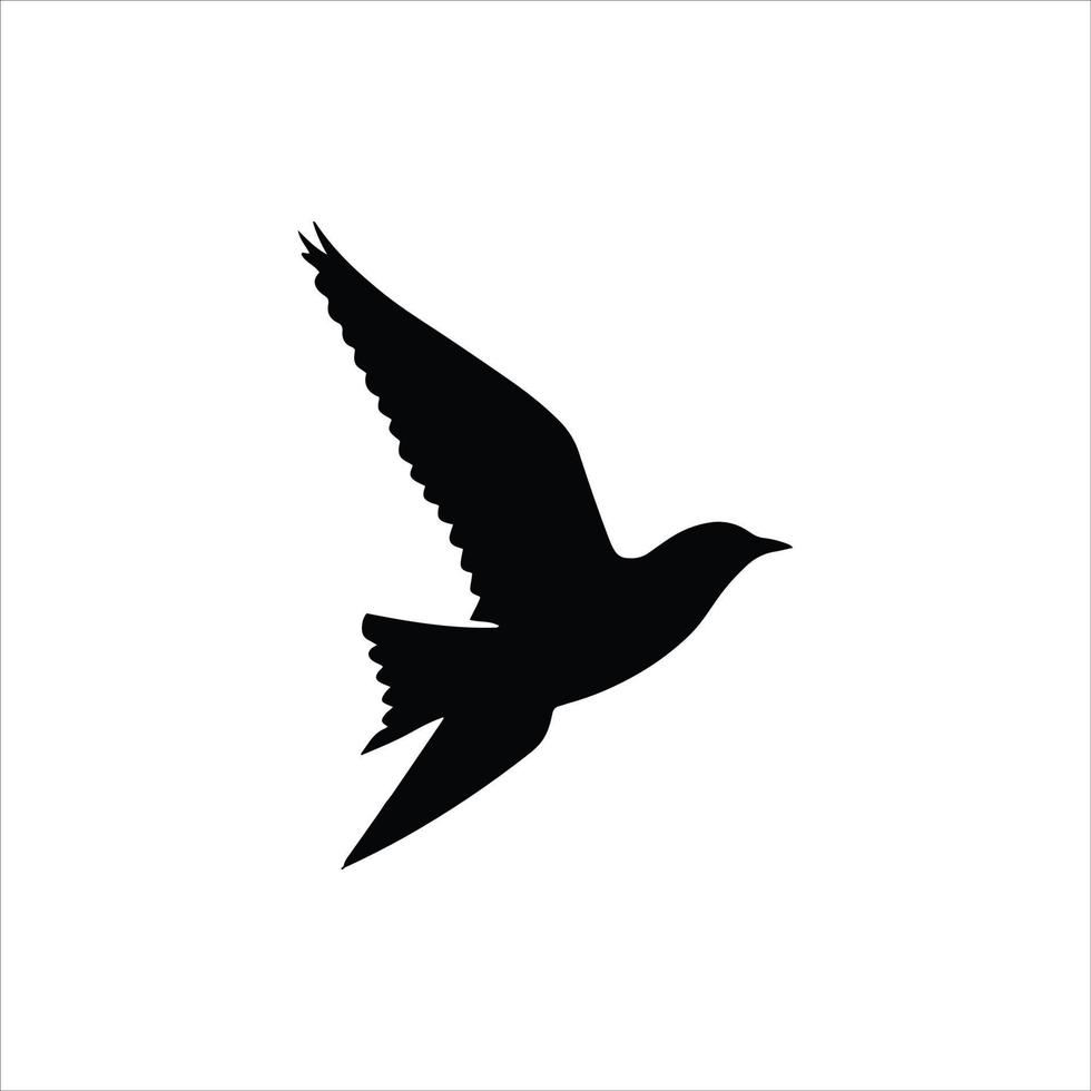 A nice bird silhouette vector art.