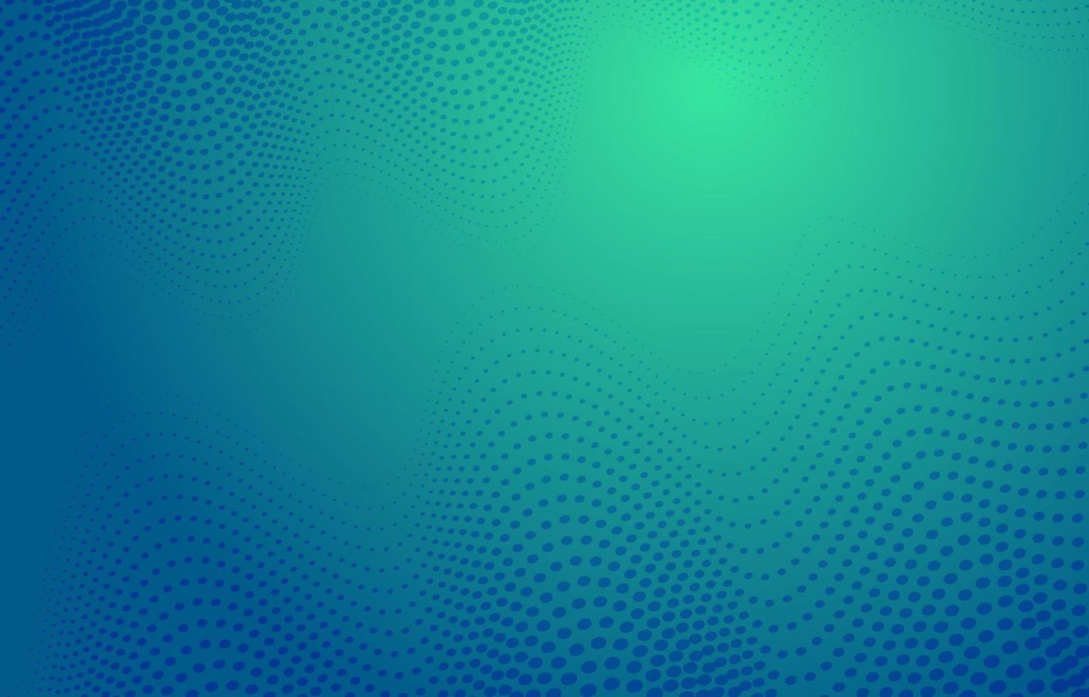 Abstract Green Background With Halftone Wave vector