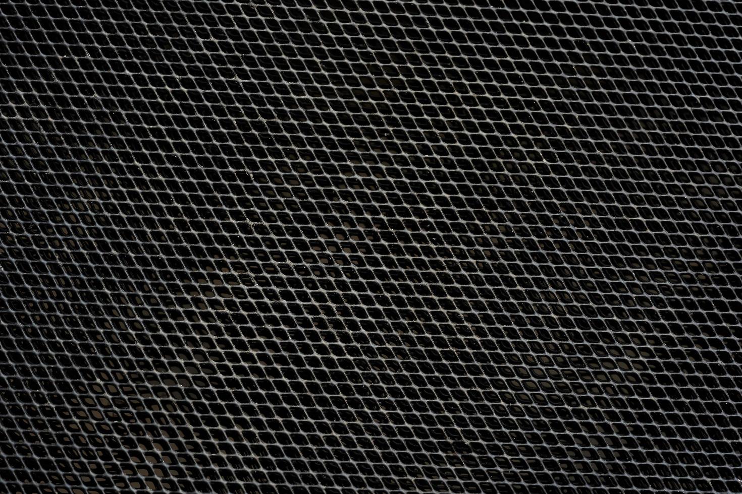 negro expandir metal textura antecedentes. negro expandir cuadrícula metal acero textura antecedentes. negro expandir cuadrícula metal acero textura foto