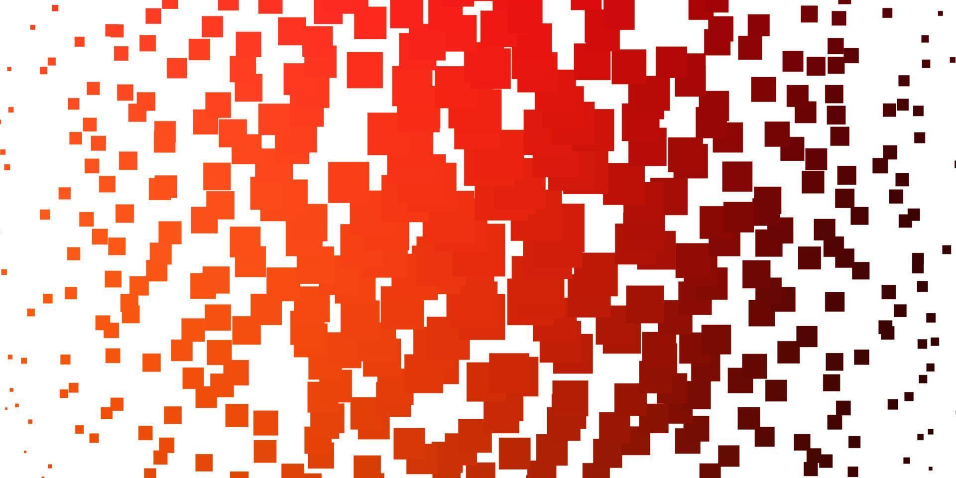 Light Red, Yellow vector backdrop with rectangles.