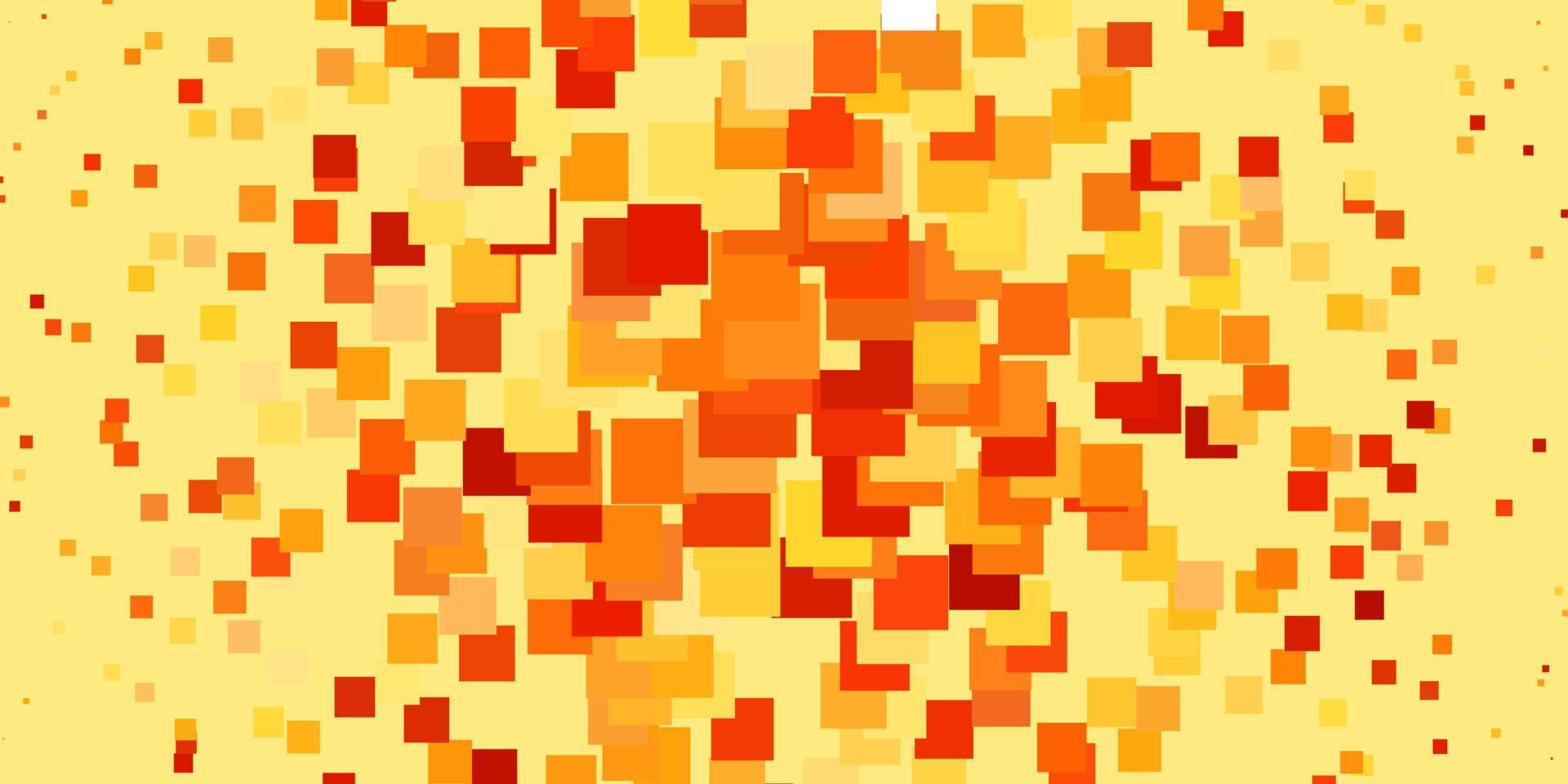Light Red, Yellow vector background with rectangles.