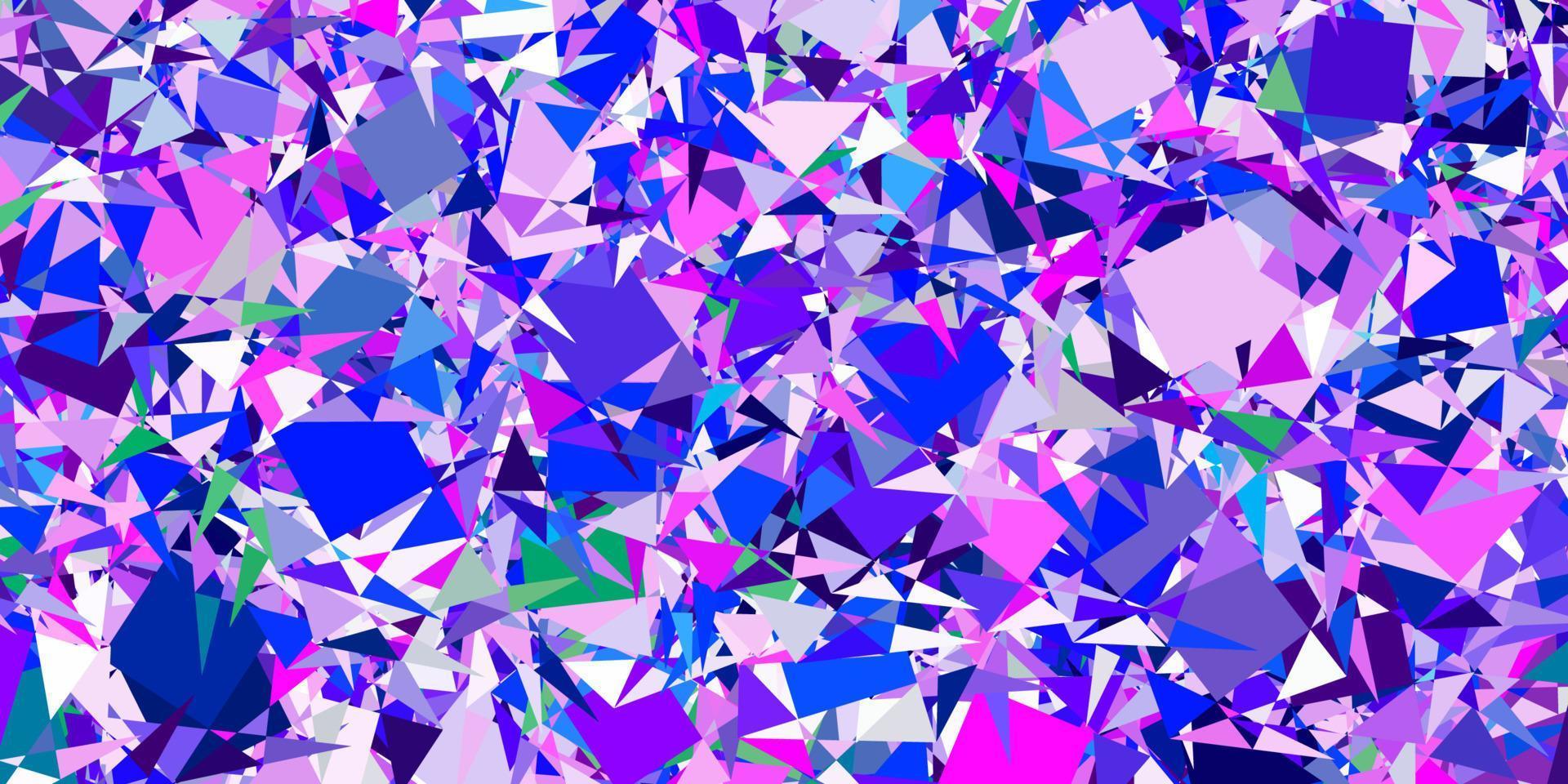 Light Multicolor vector layout with triangle forms.