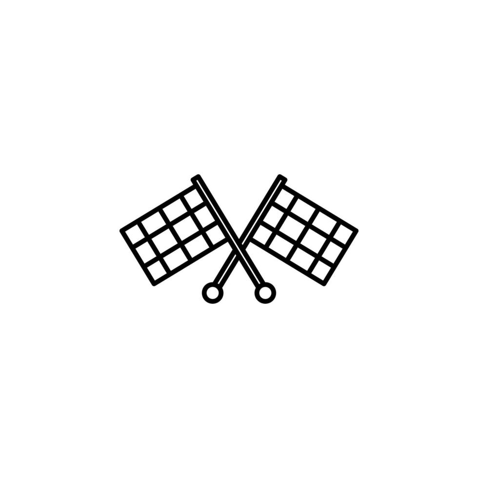 finish flags vector icon illustration