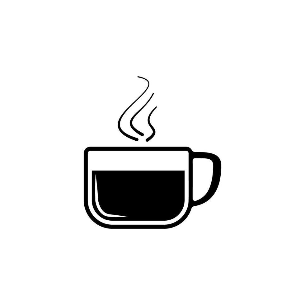 un taza de té vector icono ilustración
