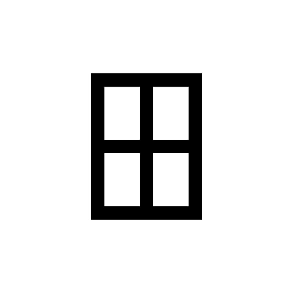 window vector icon illustration