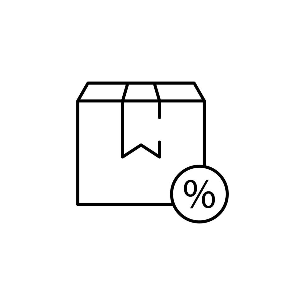 package discount vector icon illustration