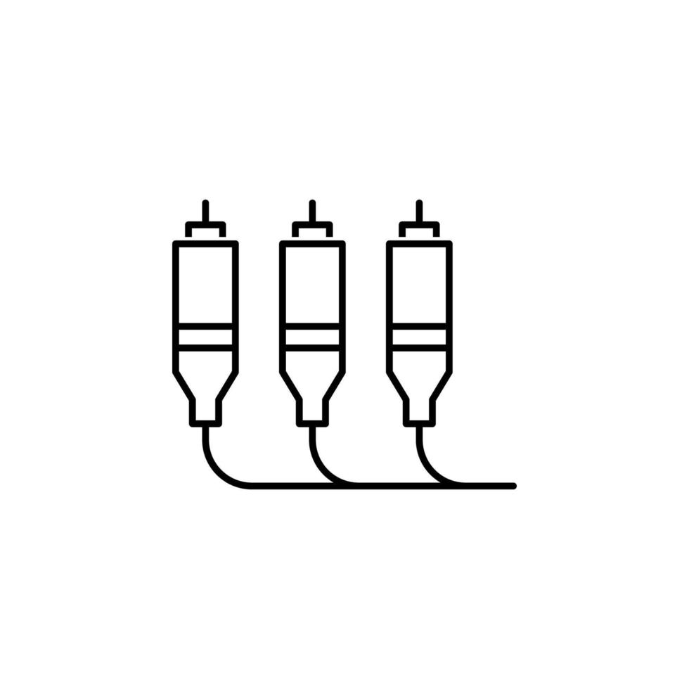 jack connector vector icon illustration