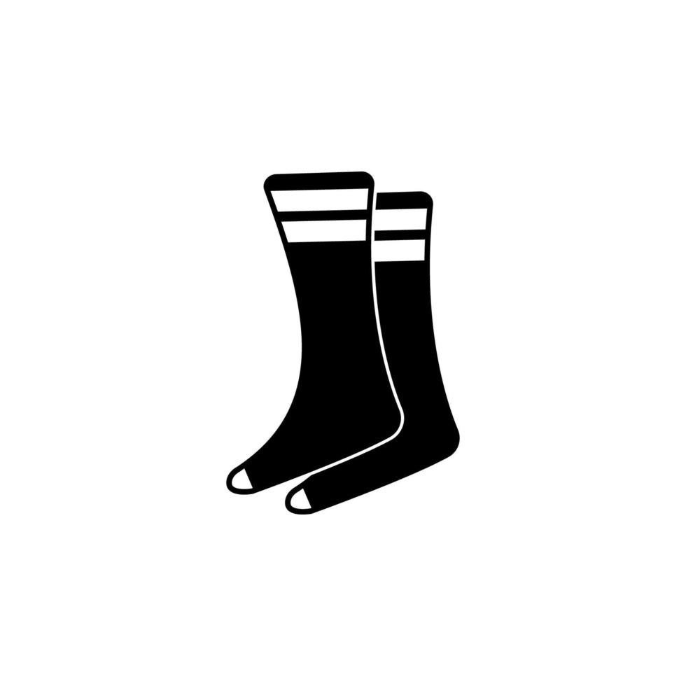 soccer socks vector icon illustration