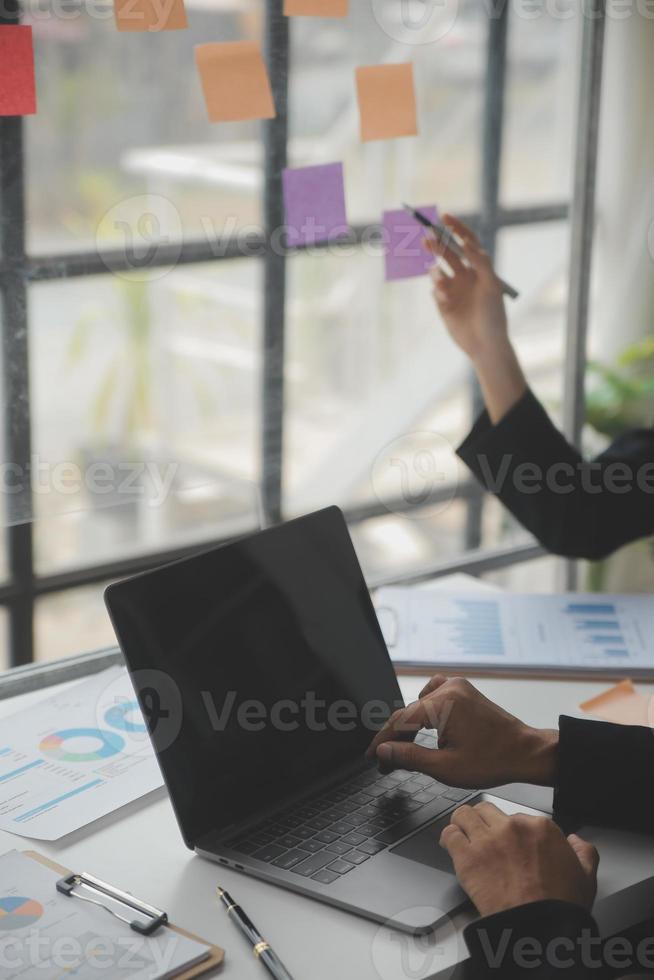 Business Documents, Auditor businesswoman checking searching document legal prepare paperwork or report for analysis TAX time,accountant Documents data contract partner deal in workplace office photo