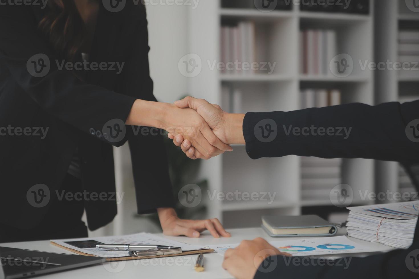 Business Documents, Auditor businesswoman checking searching document legal prepare paperwork or report for analysis TAX time,accountant Documents data contract partner deal in workplace office photo