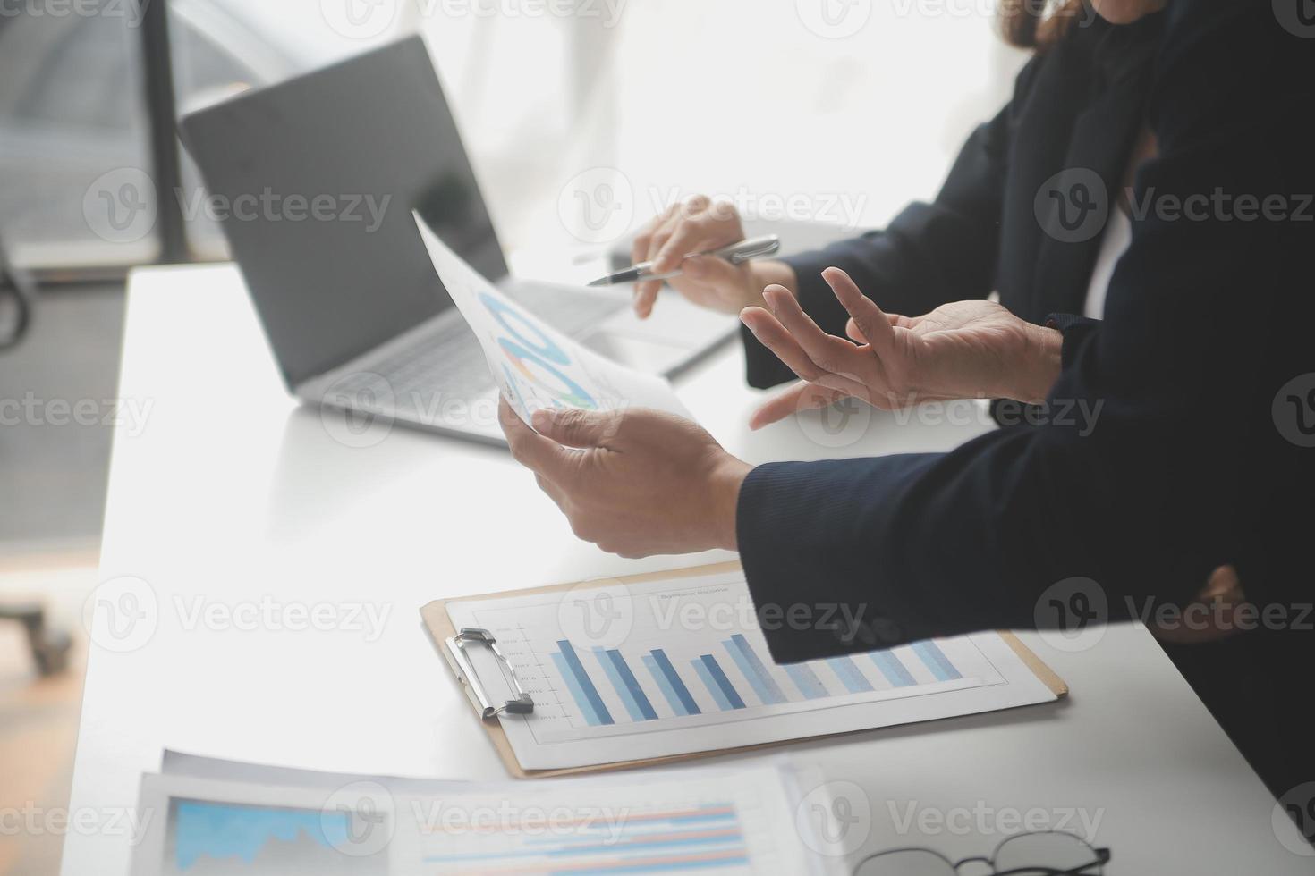 Business Documents, Auditor businesswoman checking searching document legal prepare paperwork or report for analysis TAX time,accountant Documents data contract partner deal in workplace office photo
